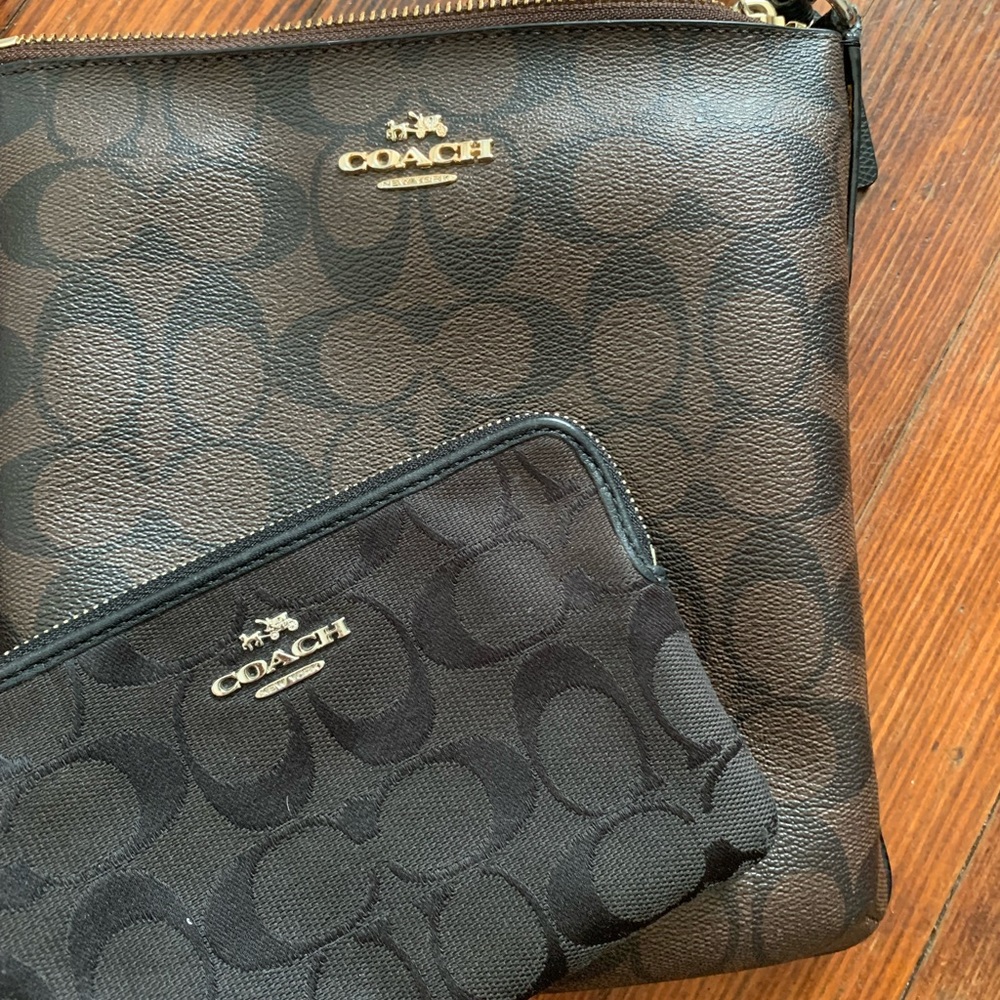 Coach bag and wallet